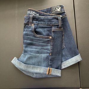 American Eagle Midi Denim Shorts